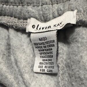 Olivia Sky Gray Kids Sweatpants